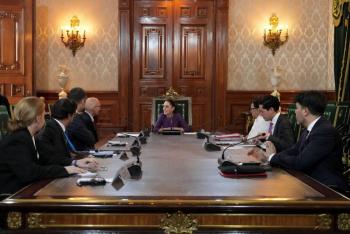 Claudia Sheinbaum se re&uacute;ne con el Alto Comisionado de las Naciones Unidas para los Derechos Humanos, Volker Turk