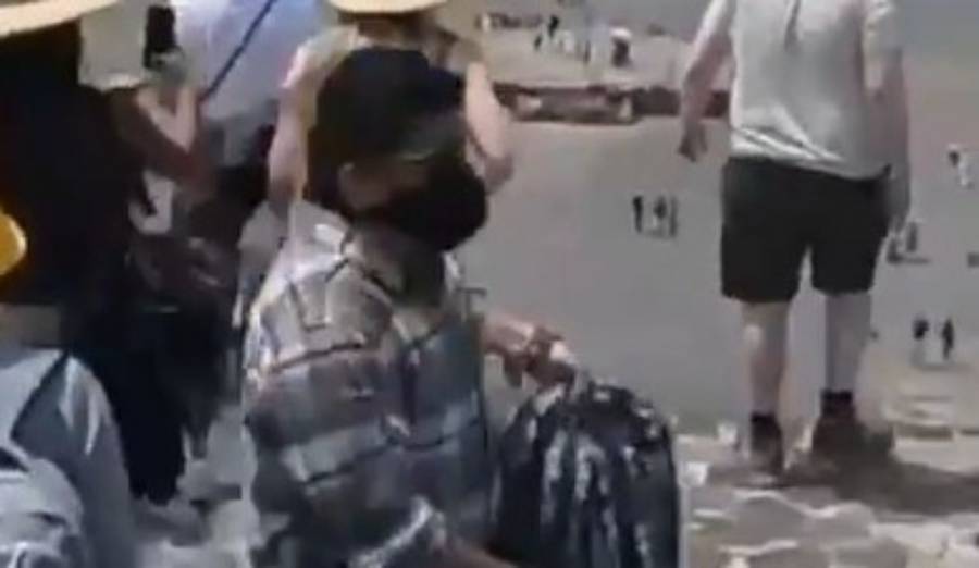 Revelan nuevo video de atentado en Teotihuacan donde se ve el inicio del ataque