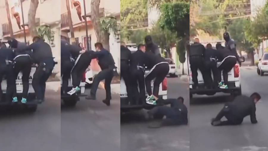 Policía cae de patrulla en operativo por homicidio en Gustavo A. Madero