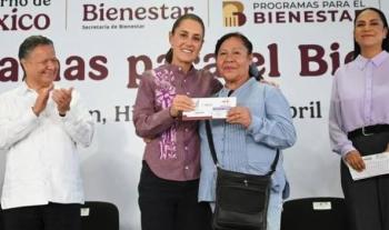 Sheinbaum: 42 millones de mexicanos reciben Programas para el Bienestar; anuncia inversi&oacute;n en Hidalgo