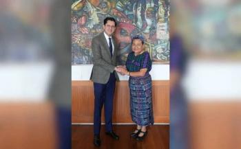 Rigoberta Mench&uacute; Tum es nombrada Alta Consejera en pol&iacute;tica exterior de M&eacute;xico