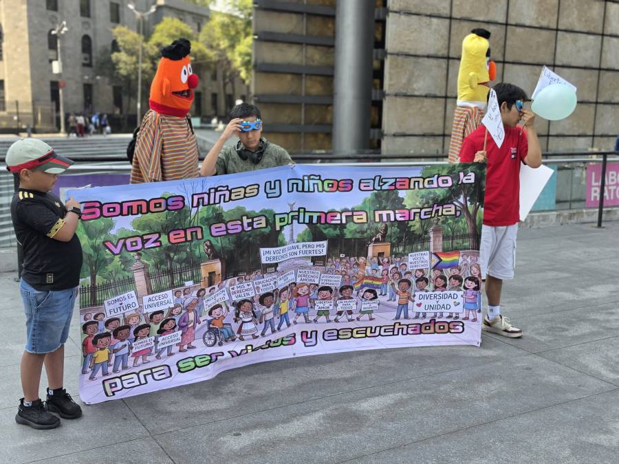 Alerta por desaparici&oacute;n de menores y ni&ntilde;as; infantes marchan en CDMX por sus derechos