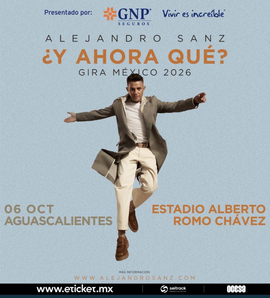 Alejandro Sanz regresa a México con ¿Y ahora qué?