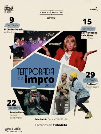 La improvisaci&oacute;n se toma mayo: la Sala Gait&aacute;n presenta una temporada en la que el teatro sorprende
