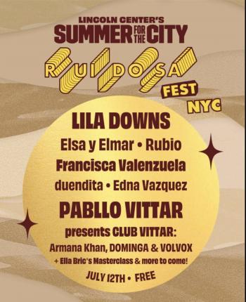 RUIDOSA FEST REGRESA A NUEVA YORK PARA SU TERCERA EDICI&Oacute;N EN  EL PRESTIGIOSO LINCOLN CENTER
