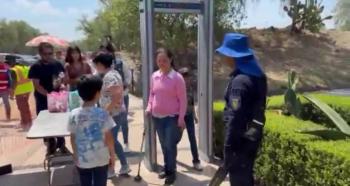 Detectores de metal en Teotihuac&aacute;n buscan reforzar seguridad tras ingreso de armas