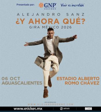 Alejandro Sanz regresa a M&eacute;xico con ¿Y ahora qu&eacute;?