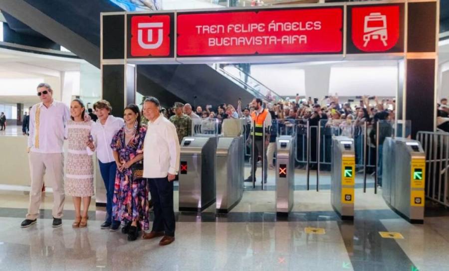 Tren al AIFA consolida a Buenavista como estaci&oacute;n ferroviaria de CDMX: Brugada