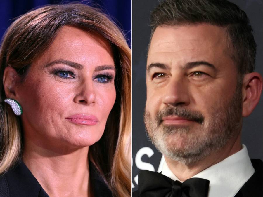 Melania Trump arremete contra c&oacute;mico Kimmel por bromear con su eventual viudez