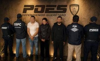 Detienen en Quer&eacute;taro a tres extranjeros vinculados con robo de relojes