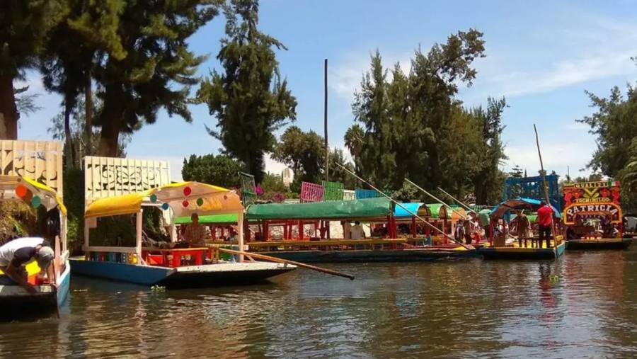 Captan a grupo nudista en trajinera de Xochimilco