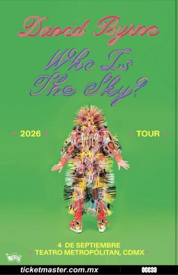 David Byrne anuncia fechas de gira en M&eacute;xico!