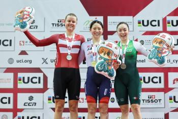 Daniela Gaxiola gana medalla de plata y M&eacute;xico cierra con fuerza en la Copa del Mundo de Pista en Malasia