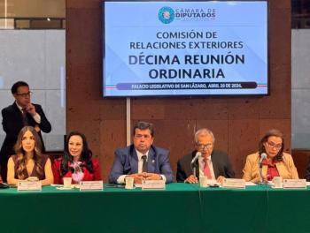 Pedro Haces respalda fortalecimiento t&eacute;cnico en Comisi&oacute;n de Relaciones Exteriores