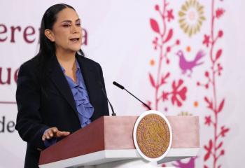 Ariadna Montiel deja la Secretar&iacute;a de Bienestar en busca de la presidencia nacional de Morena