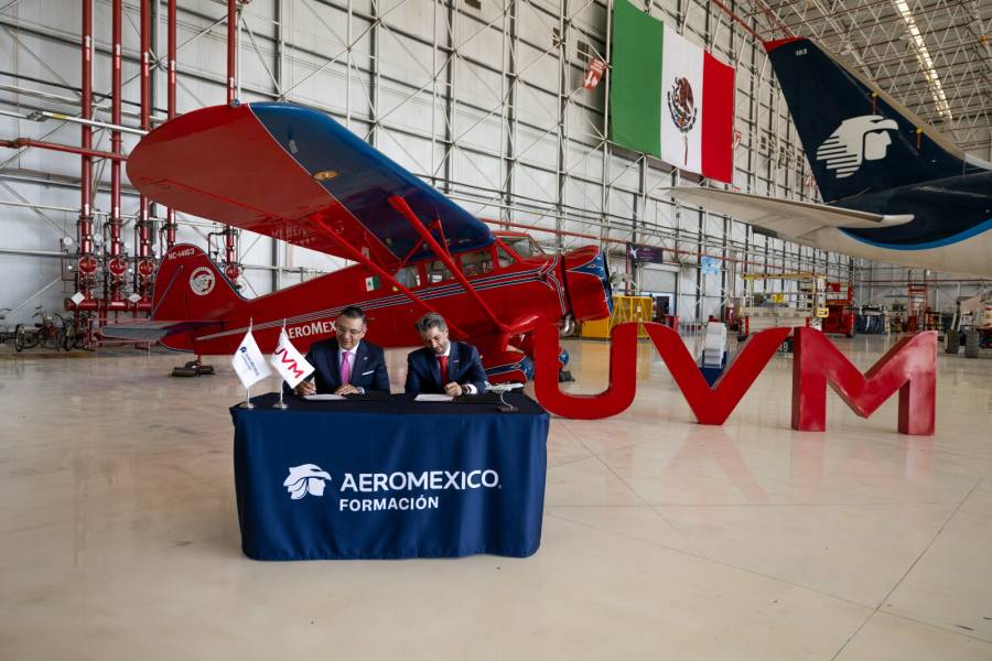 UVM y Aerom&eacute;xico Formaci&oacute;n lanzan Ingenier&iacute;a Aeron&aacute;utica con modelo dual en M&eacute;xico