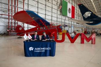 UVM y Aerom&eacute;xico Formaci&oacute;n lanzan Ingenier&iacute;a Aeron&aacute;utica con modelo dual en M&eacute;xico