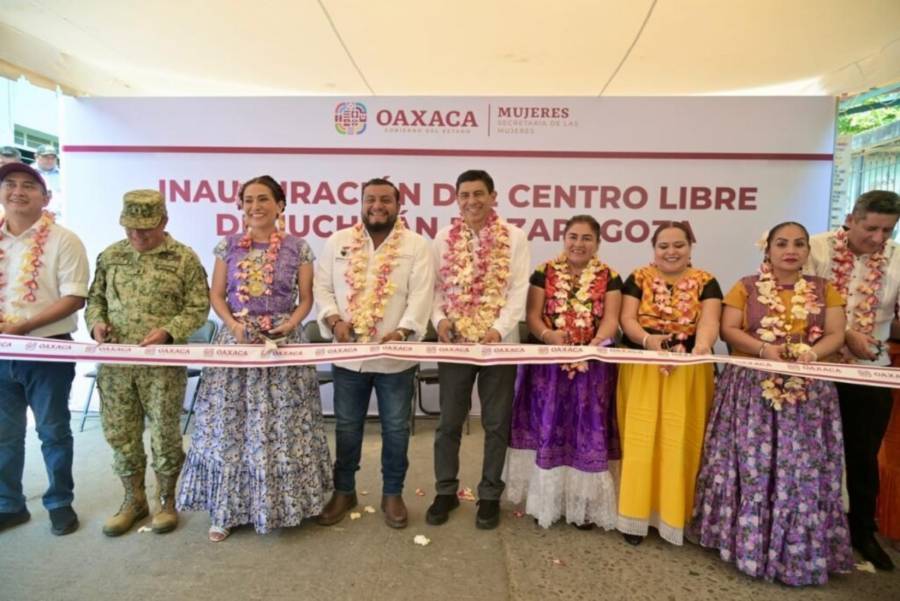 Gobernador Salom&oacute;n Jara inaugura Centro LIBRE en Juchit&aacute;n para atenci&oacute;n integral de mujeres