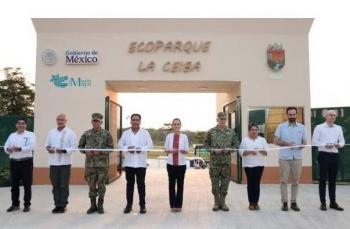 Sheinbaum inaugura Ecoparque La Ceiba en Palenque; defiende soberan&iacute;a nacional
