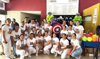 ISSSTE celebra a ni&ntilde;as y ni&ntilde;os hospitalizados con actividades l&uacute;dicas y curativas