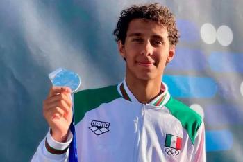Paulo Strehlke hace historia al ganar plata para M&eacute;xico en Copa del Mundo de Aguas Abiertas