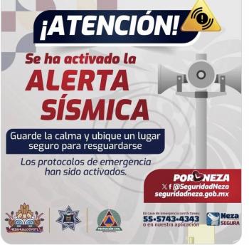 Alerta s&iacute;smica se activa en el Valle de M&eacute;xico, no as&iacute; en celulares; sismo de 5.6 con epicentro en Oaxaca