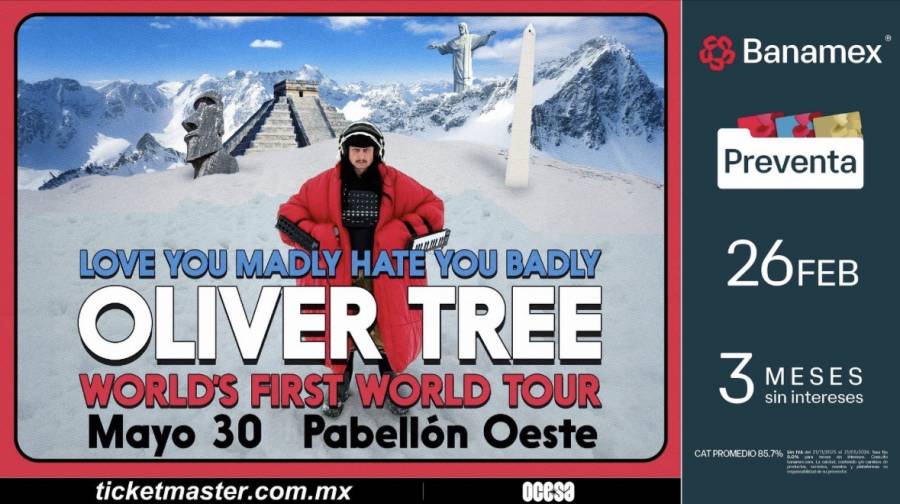 ¡Oliver Tree lanza Love You Madly, Hate You Badly hoy, a trav&eacute;s de todas las plataformas de streaming !