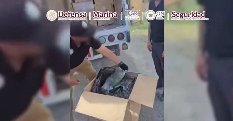 Detienen a hombre con 761 kilos de marihuana en carretera de Coahuila