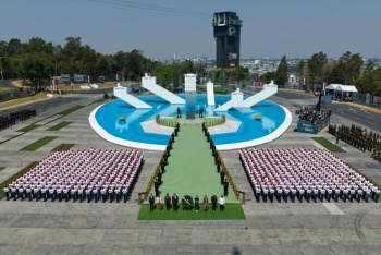 Saldo blanco en desfile del 5 de Mayo en Puebla; operativo conjunto cubri&oacute; 91 eventos