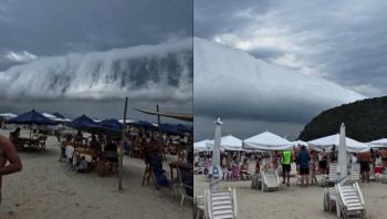 Nube rodante sorprende a turistas en Brasil y alerta sobre riesgos meteorol&oacute;gicos