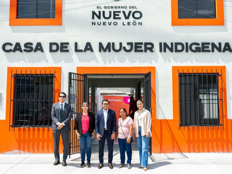 Supervisan avance del Centro Cultural Casa de la Mujer Ind&iacute;gena en Monterrey