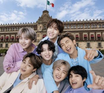 BTS va a Palacio Nacional esta tarde, anuncia Sheinbaum