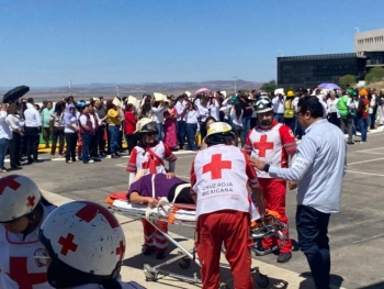 M&aacute;s de 14 mil 500 personas participan en Simulacro Nacional en Zacatecas