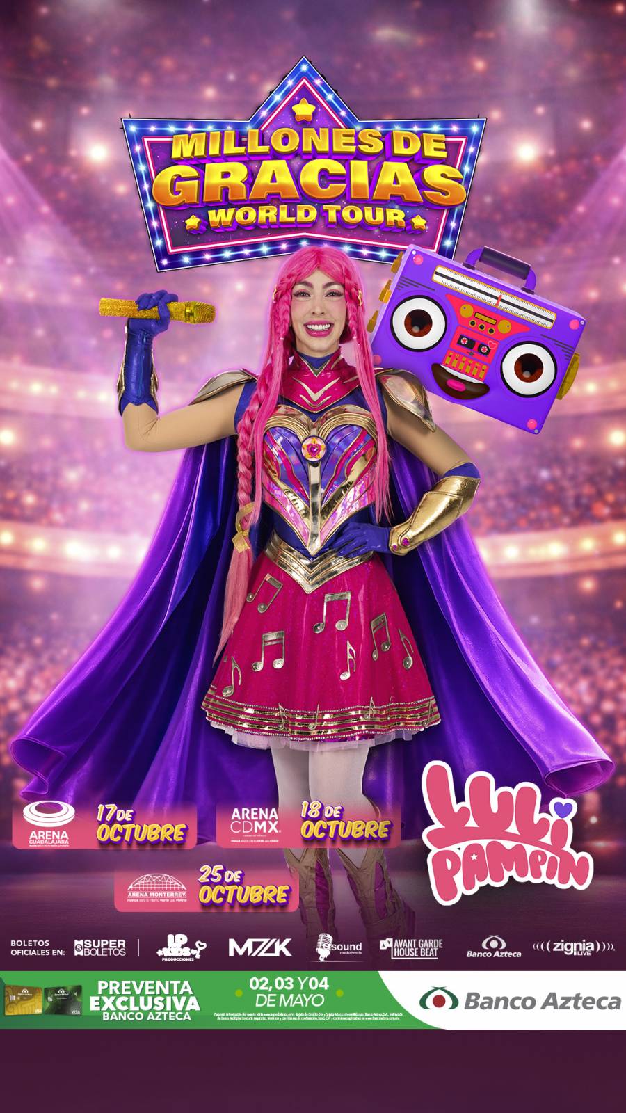 LULI PAMPÍN, “MILLONES DE GRACIAS WORLDTOUR”