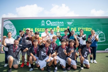 SEQ clausura la Copa Escolar Estatal de F&uacute;tbol “Mundialito Quintana Roo 2026” en Chetumal