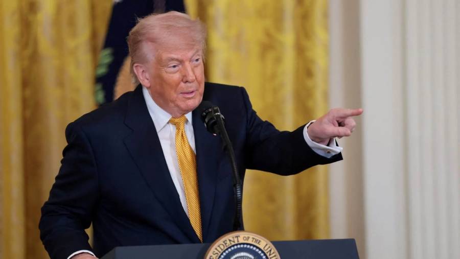 Trump acusa sin pruebas que c&aacute;rteles controlan M&eacute;xico durante discurso en la Casa Blanca