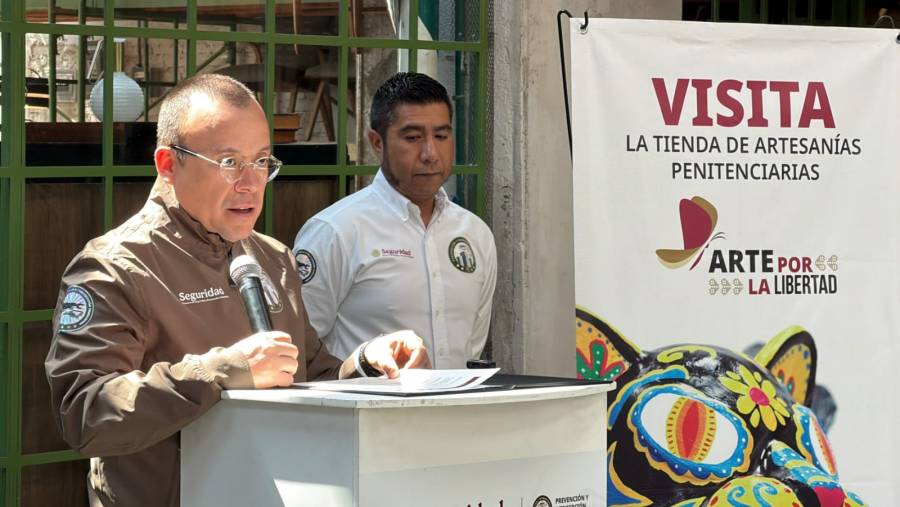 SSPC impulsa reinserción social con expoventa de artesanías penitenciarias