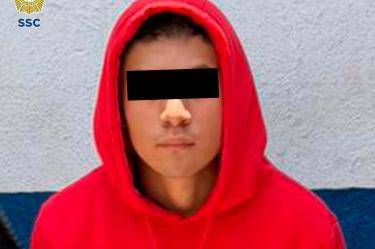 Detienen en Azcapotzalco a integrante de “Los Malportados” con droga y arma de fuego