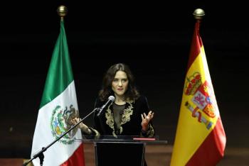 D&iacute;az Ayuso suspende gira en M&eacute;xico tras tensiones pol&iacute;ticas y protestas