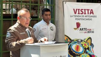 SSPC impulsa reinserci&oacute;n social con expoventa de artesan&iacute;as penitenciarias