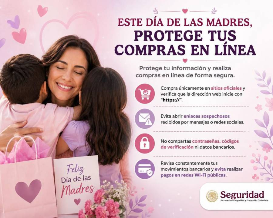 SSPC llama a reforzar medidas de seguridad en compras en l&iacute;nea por el D&iacute;a de las Madres