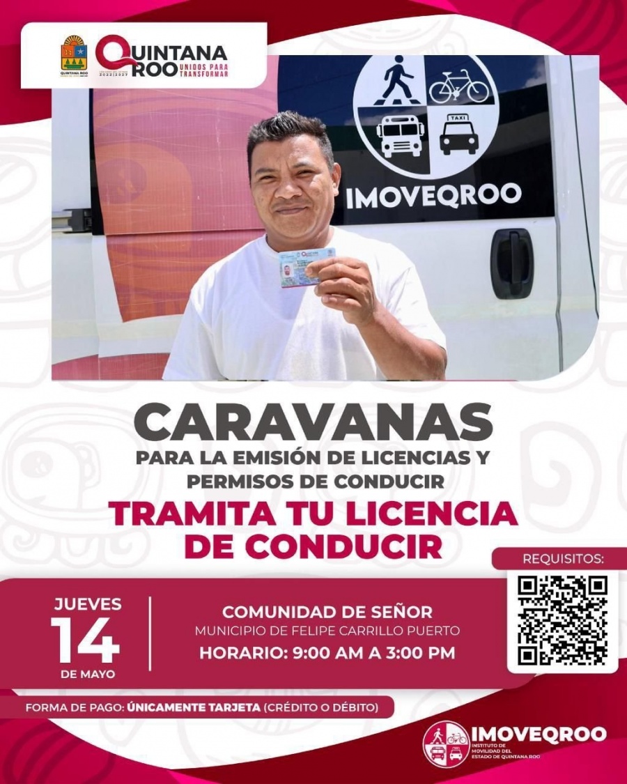 IMOVEQROO acerca tr&aacute;mites de licencias a comunidades de Quintana Roo