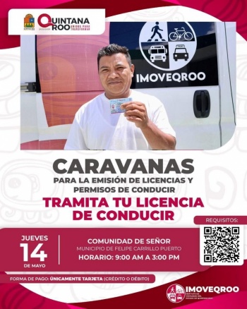 IMOVEQROO acerca tr&aacute;mites de licencias a comunidades de Quintana Roo