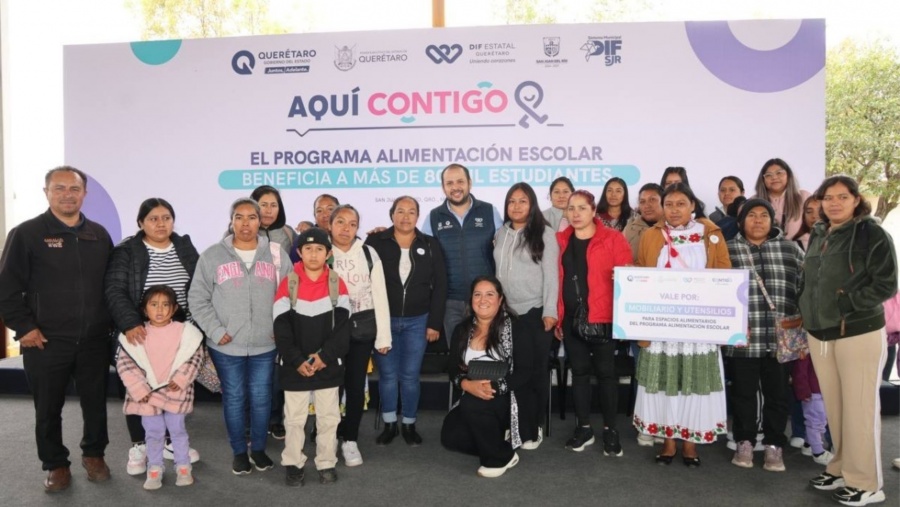 SEDIF y municipios entregan mobiliario para programa de Alimentaci&oacute;n Escolar 2026 en Quer&eacute;taro