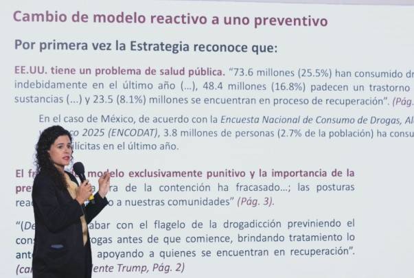 El Gobierno mexicano celebra la Estrategia Nacional de Drogas de Estados Unidos