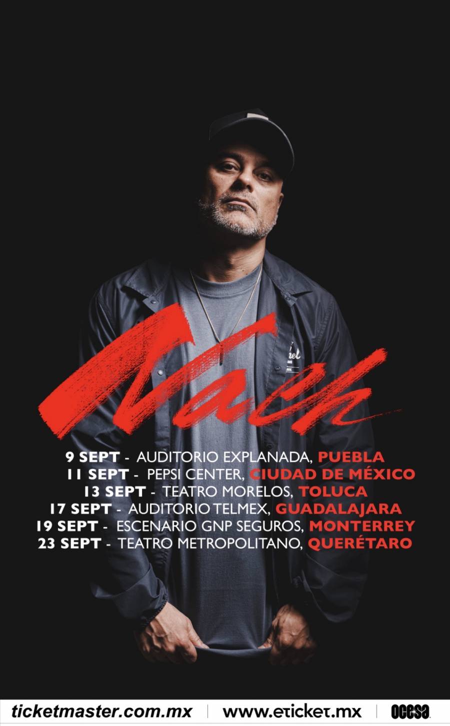 El maestro del rap regresa a México: Nach presenta Destino en una gira monumental