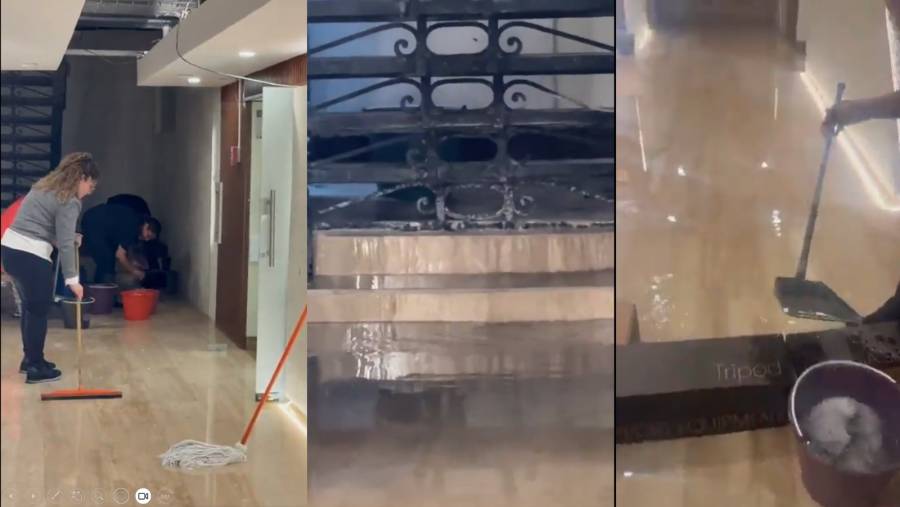 Inundaci&oacute;n afecta s&oacute;tano del Congreso de CDMX tras fuertes lluvias