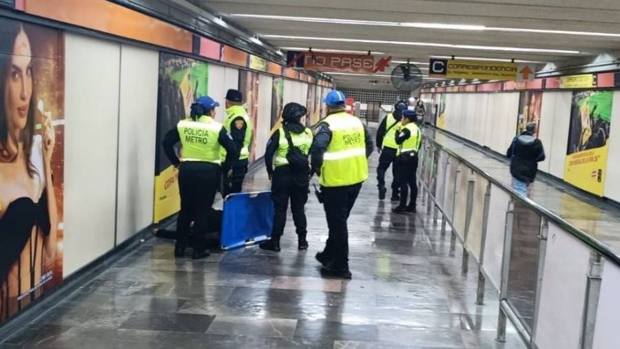 Mujer fallece en estaci&oacute;n Tacuba de la L&iacute;nea 2 del Metro