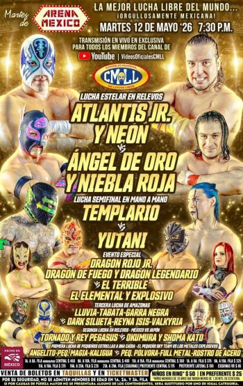 La funci&oacute;n del martes en la Arena M&eacute;xico promete una noche cargada de intensidad