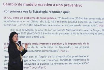 El Gobierno mexicano celebra la Estrategia Nacional de Drogas de Estados Unidos